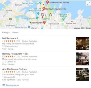 seo and sem: google business listing