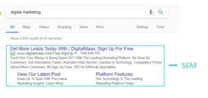 seo and sem: google ppc