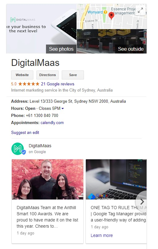 DigitalMaas Google My Business Local SEO
