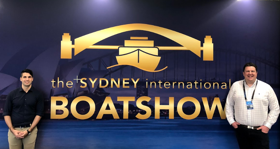 Sydney Boat Show - Andrew and Jamie