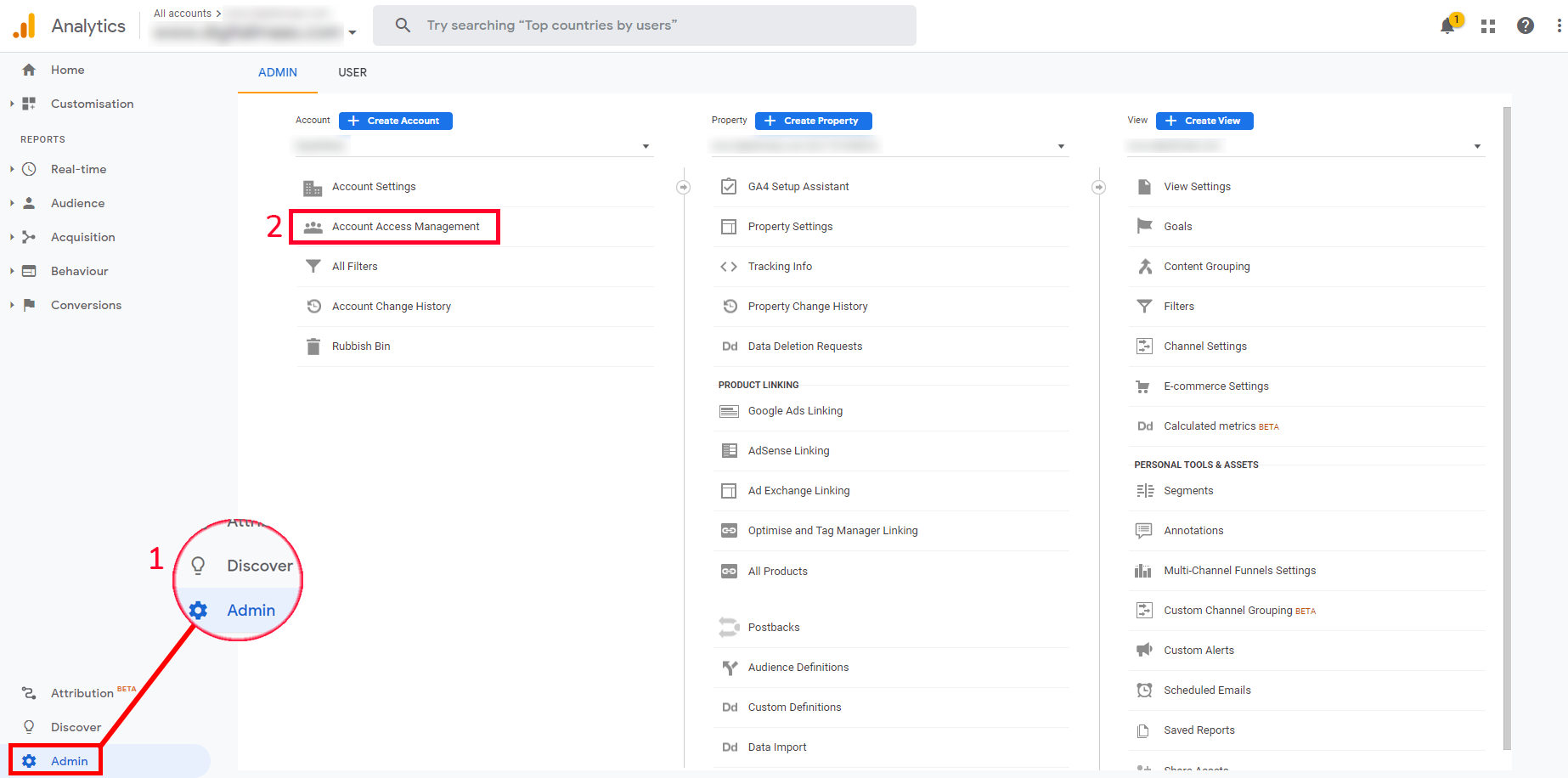 Google Marketing Tools Google Analytics Account Access 2