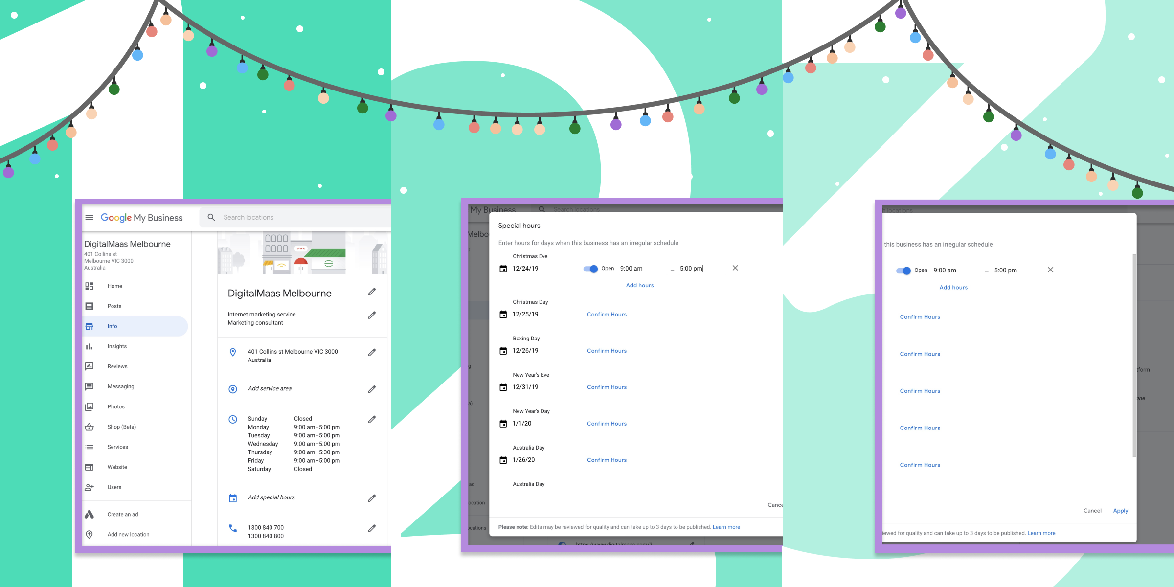 How to Update Your Holiday Operating Hours on Google My Business