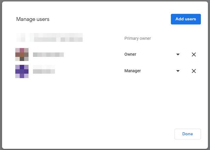 Google Business Profile access levels