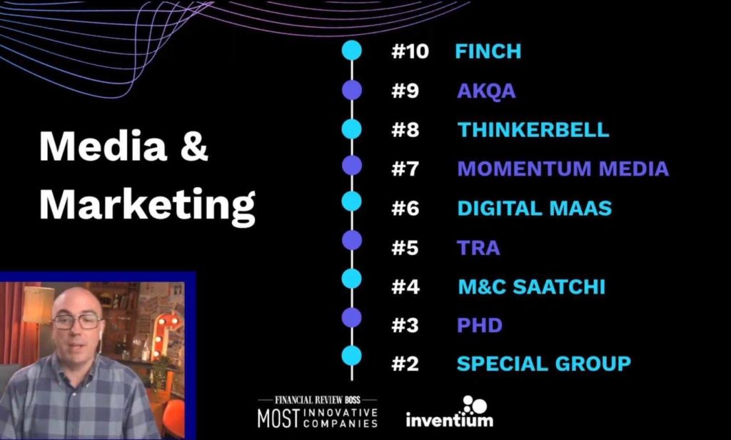 DigitalMaas 2020 AFR BOSS Most Innovative Companies list