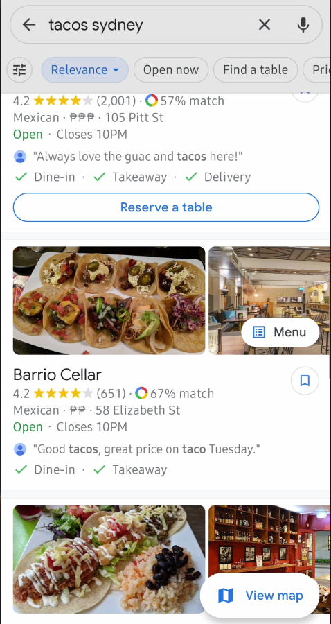 Google My Business Maps Search iOS 14.5 update