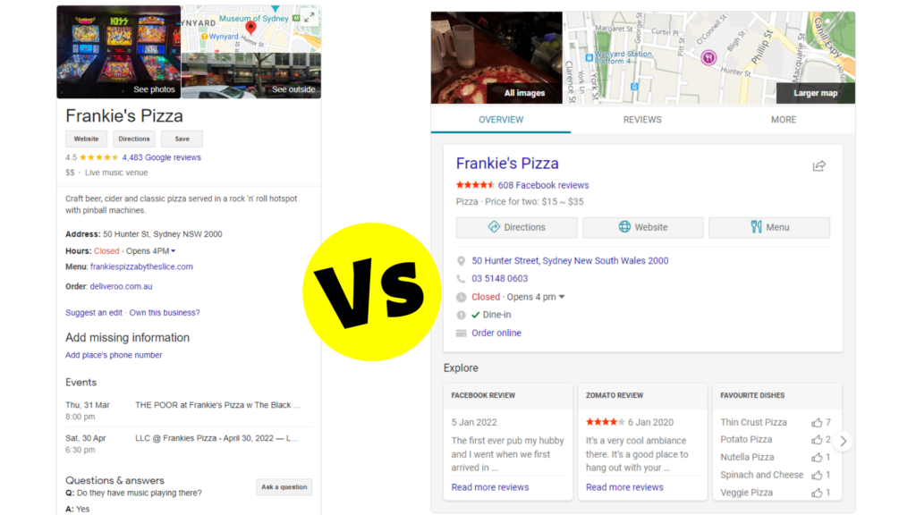 Bing Places for Business vs Google Business Profile