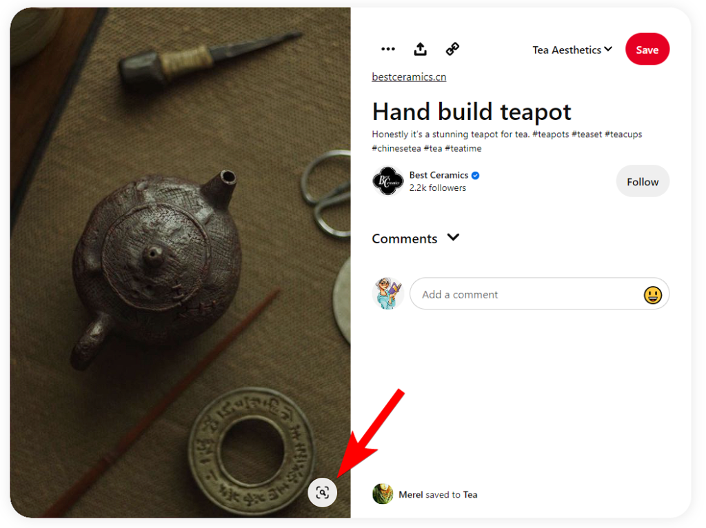 visual search capabilities in pinteresta