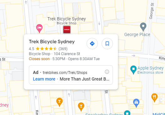 Google Maps Ads in-store promotions