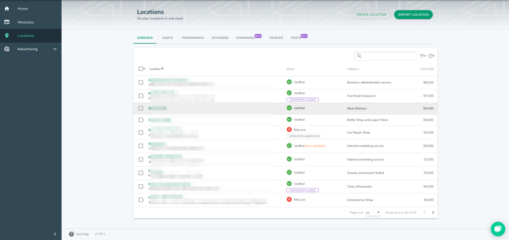 digitalmaas google business profile location dashboard