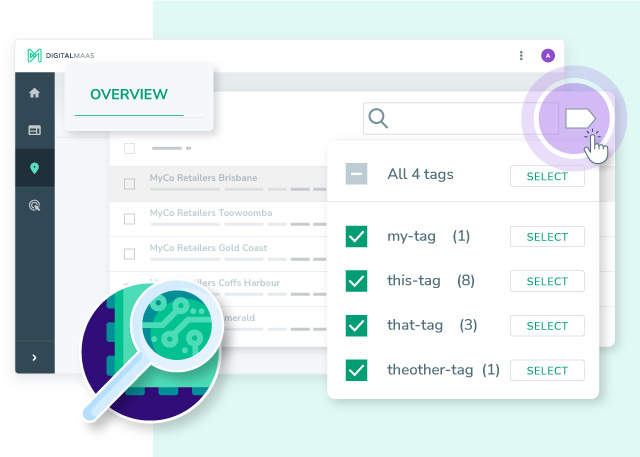 Group and Segment Location Data with Tags.