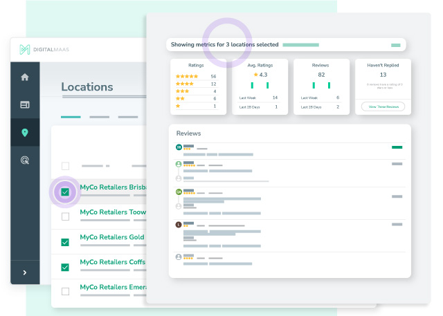 Segment and Group Reviews by Location